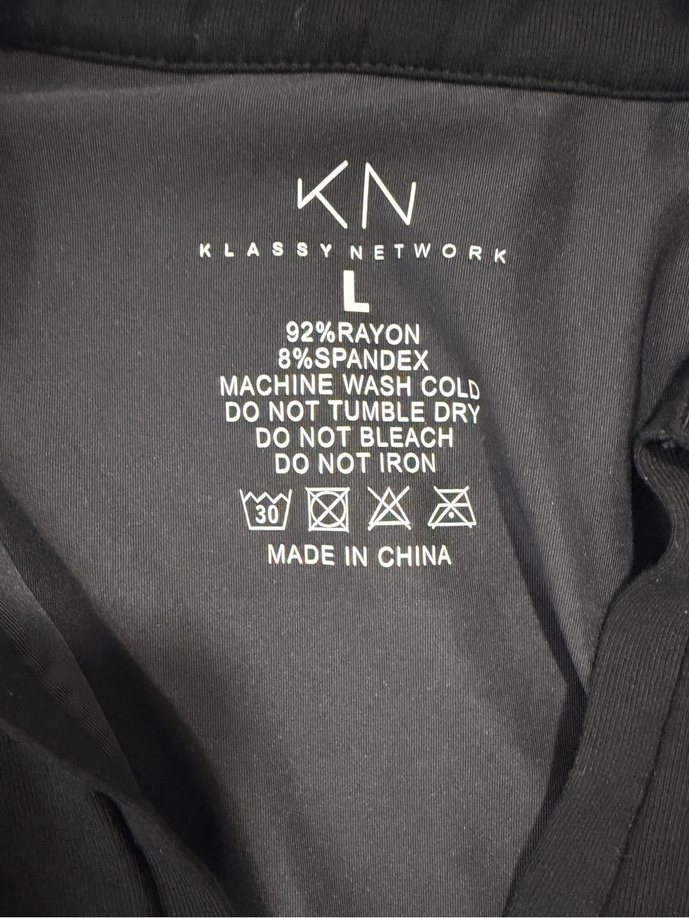 Klassy Network Black Sleeveless Shelf Bra Dress Women’s L - Picture 2 of 3